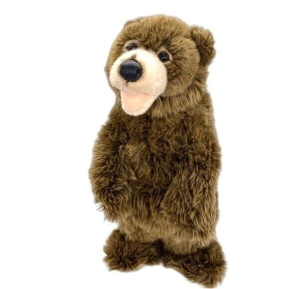 Vancouver Aquarium Realistic Grizzly Bear Plush 16”